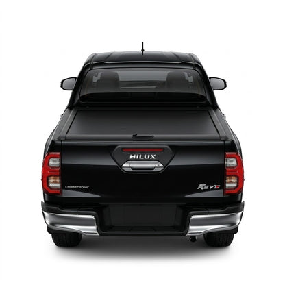 Toyota Hilux Rocco & GR Cargo Bed Shutter Black ABS Cover