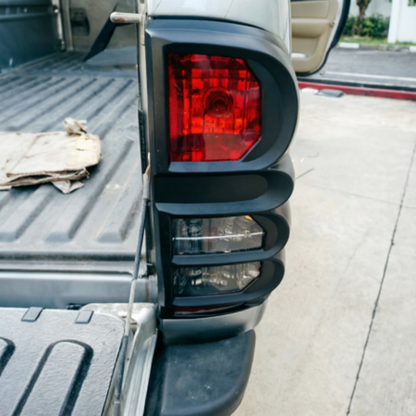 Toyota Hilux Vigo Champ Tail Light Cover Black 2012 ABS