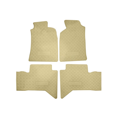 Toyota Hilux Vigo 2012-15 Imported Rubber Floor Mats Beige