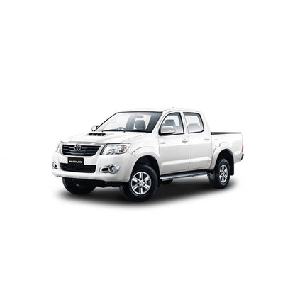 Toyota Hilux Vigo 2012-15 Imported Rubber Floor Mats Beige