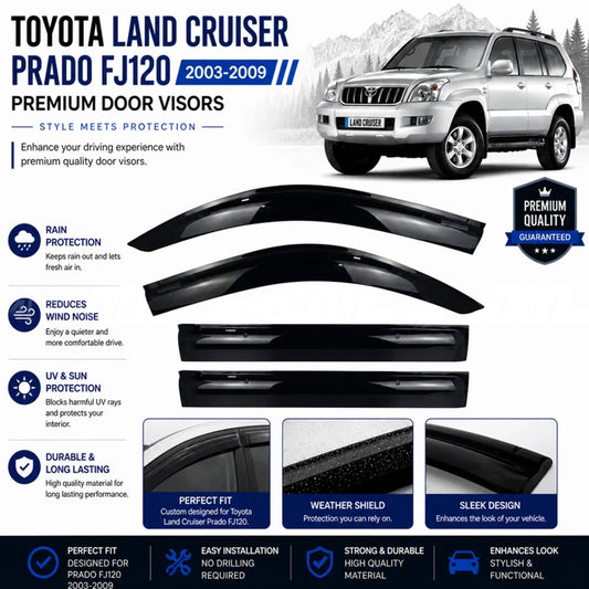 Toyota Land Cruiser Prado FJ120 TXR Air Press Without Chrome 2003–2009