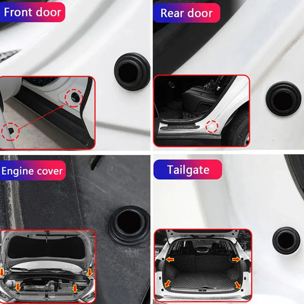 Toyota Logo Shock Absorber Rubber Multi Use Pack of 12