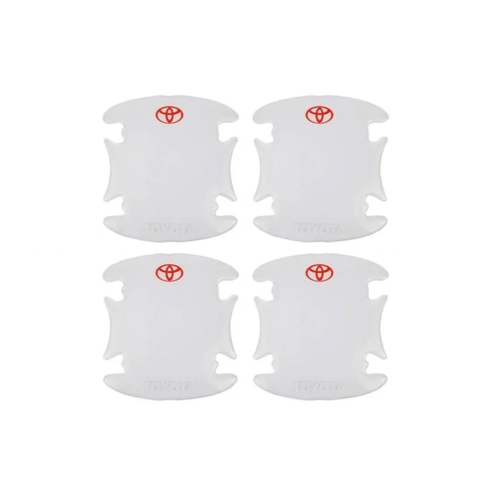 Toyota Transparent Car Inner Door Handle Protector Scratch Guard 4 Pcs