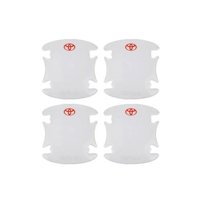 Toyota Transparent Car Inner Door Handle Protector Scratch Guard 4 Pcs