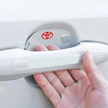 Toyota Transparent Car Inner Door Handle Protector Scratch Guard 4 Pcs