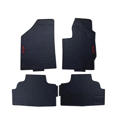 Toyota Vitz 2018-22 Rubber Floor Mats Black Imported