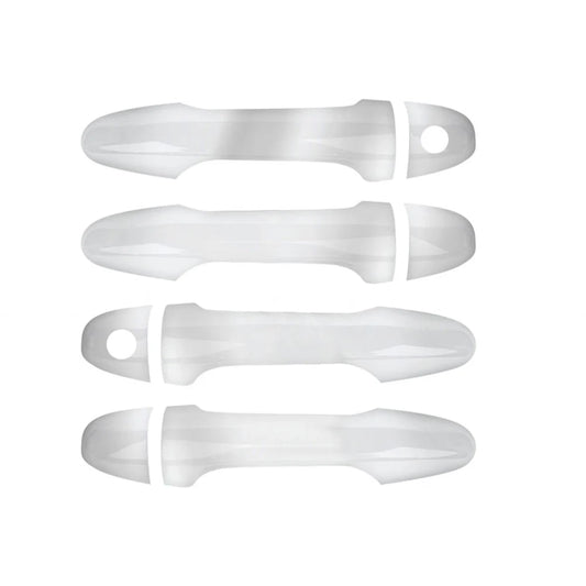 ABS chrome door handle covers, molded pieces with cutouts