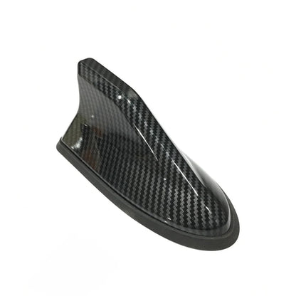 Universal Carbon Fiber Shark Fin Antenna Decoration Car Styling Accessory Black