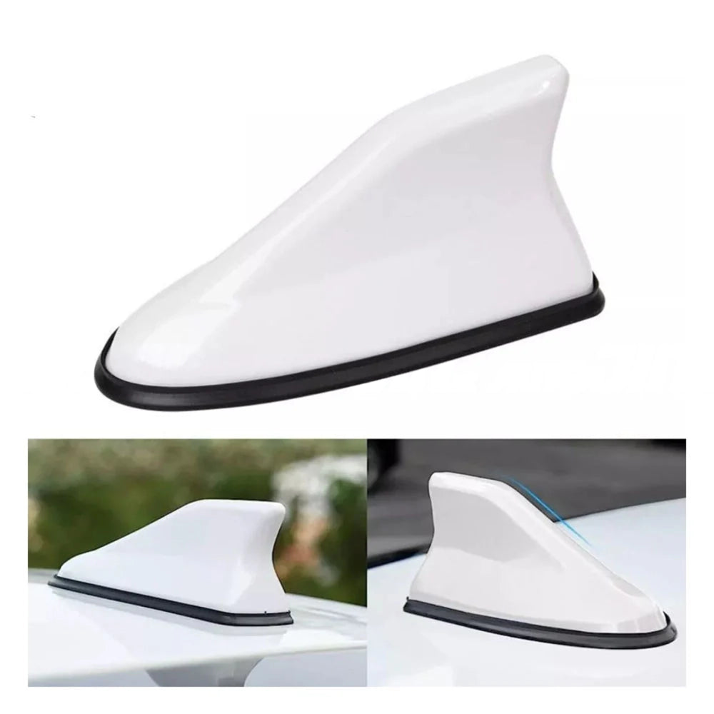 Universal White Shark Fin Antenna Car Decoration Styling Accessory