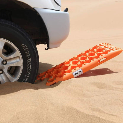 Vehicle Recovery Boards Traction Tracks Black Universal