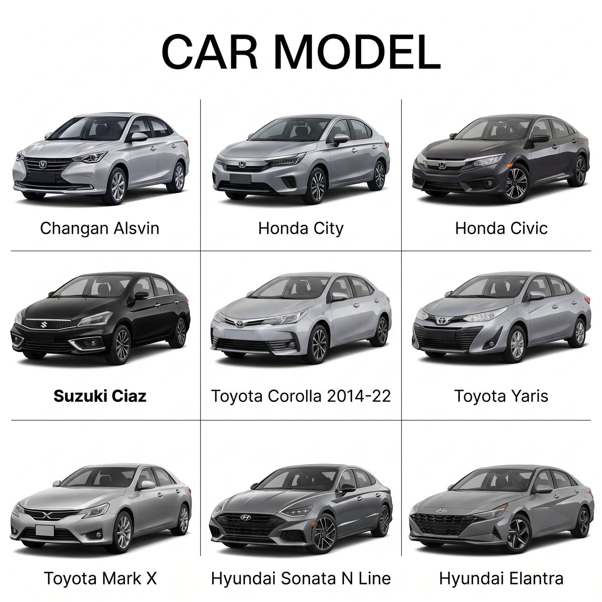 Car Top Cover — By Class &amp; Model