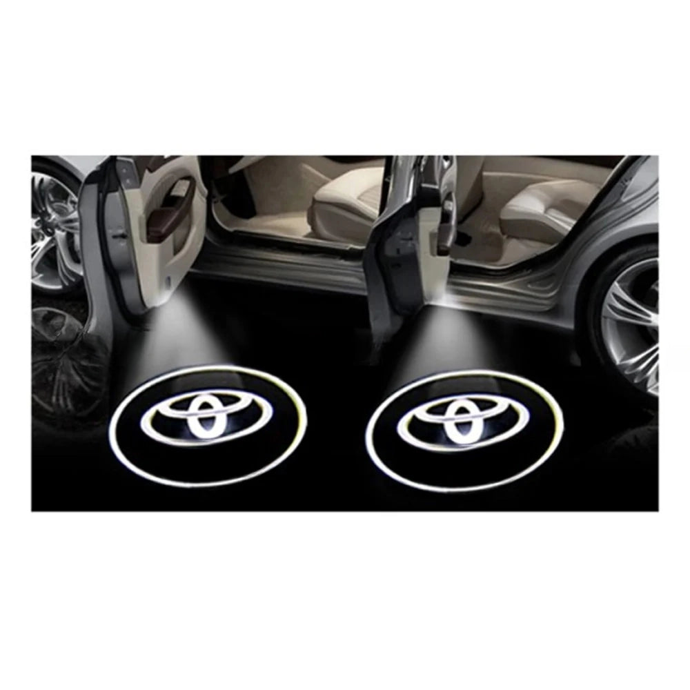 Toyota Logo Car LED Courtesy Door Projector Light Universal Fit