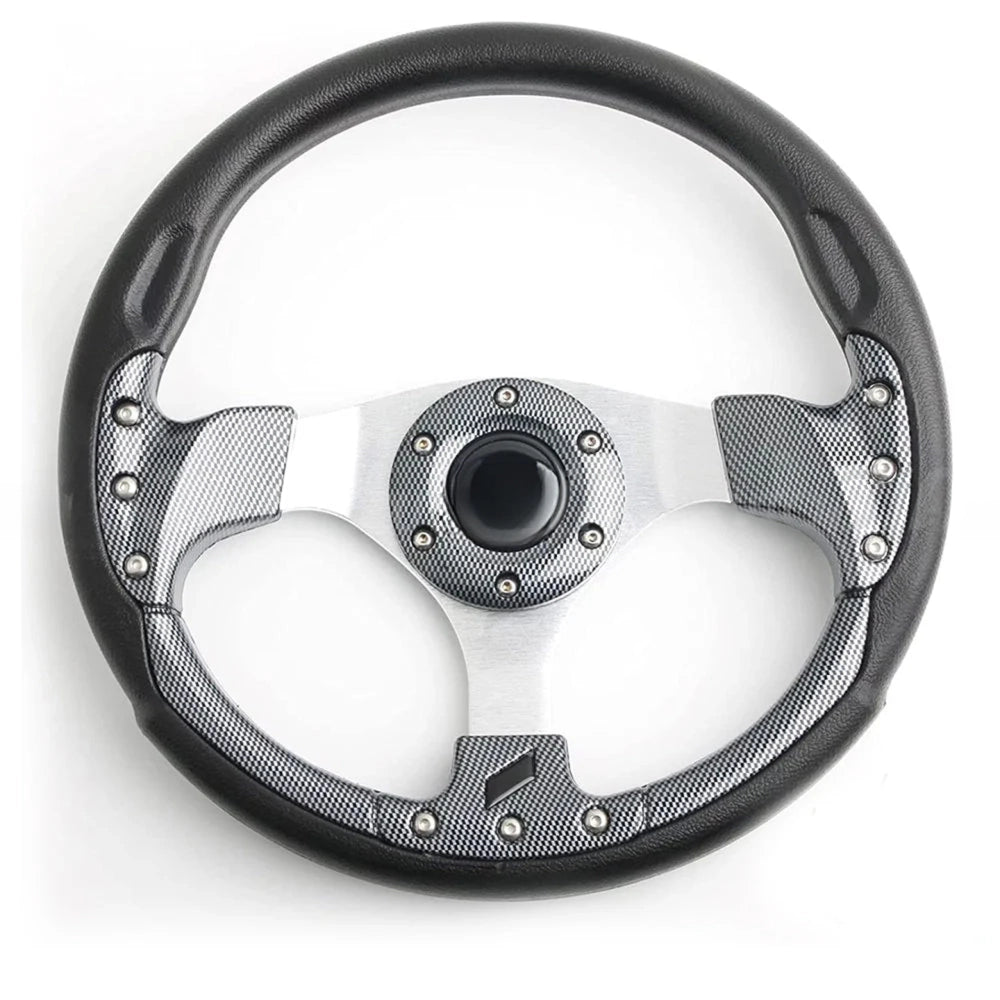 Universal Steering Wheel 13 Inch Carbon Black
