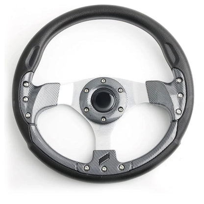Universal Steering Wheel 13 Inch Carbon Black