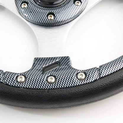 Universal Steering Wheel 13 Inch Carbon Black