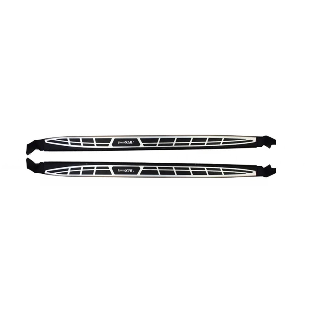 Proton X70 Side Skirts Side Step 2021-2023 Black & Silver